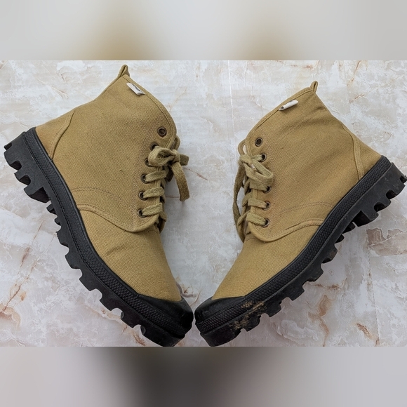 Ruko Mans Green Canvas Lace-Up Boots Size 10 main image 10